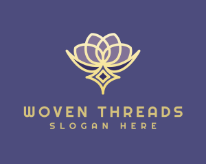 Premium Lotus Spa logo design