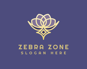 Premium Lotus Spa logo design