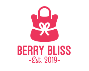 Ribbon Pink Purse  logo design