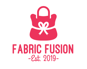 Ribbon Pink Purse  logo design