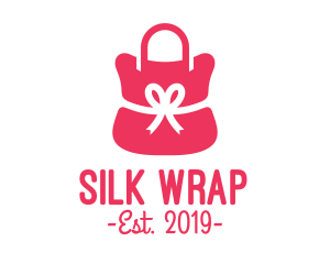 Ribbon Pink Purse  logo design