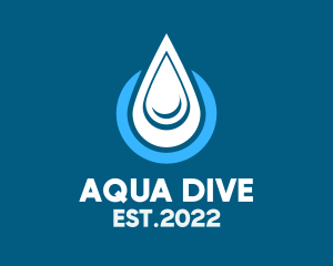 Aqua Water Refilling Station  logo design