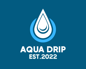 Aqua Water Refilling Station  logo design