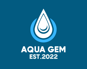 Aqua Water Refilling Station  logo design