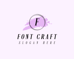 Artist Craft Watercolor logo design