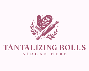 Baking Rolling Pin Patisserie logo design