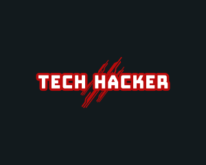 Computer Tech Hacker logo design