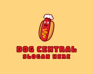 Hot Dog Sandwich logo design