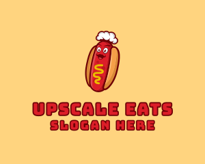 Hot Dog Sandwich logo design