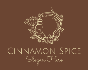 Ginger Turmeric Spice logo design