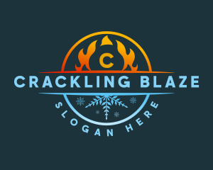 Fire Ice Blaze logo design