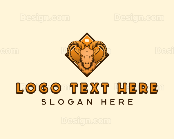 North Dakota Bighorn Sheep Logo