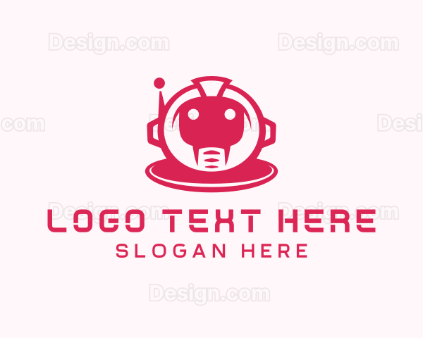 Robot Head Tech App Logo