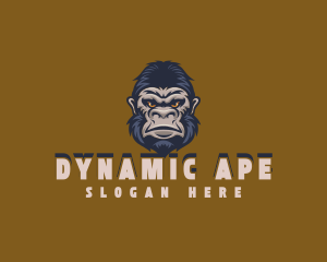 Wild Gorilla Ape logo design