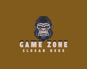 Wild Gorilla Ape logo