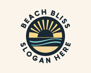 Coastal Sea Sunrise logo