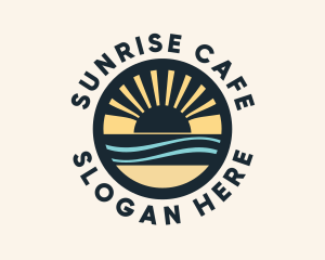 Coastal Sea Sunrise logo