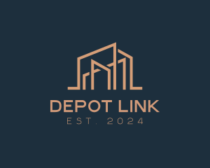 Industrial Depot Building logo design