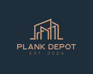 Industrial Depot Building logo design