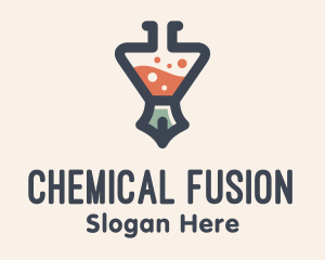 Chemistry Fountain Pen logo design