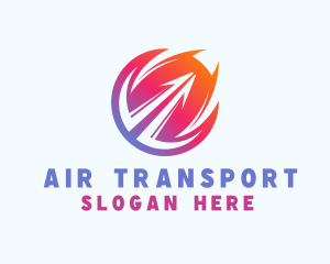 Fast Logistics Arrow  logo design