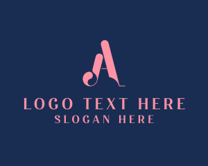 Elegant Stylish Boutique Letter A  logo