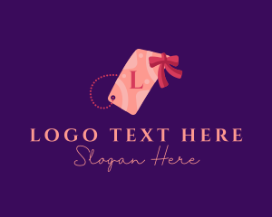 Gift - Gift Tag Ribbon logo design