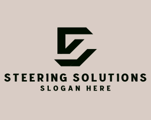 Construction Structure Letter S logo design