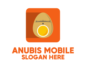 Egg Location Pin App logo design