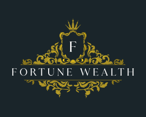 Royalty Ornament Wealth logo design