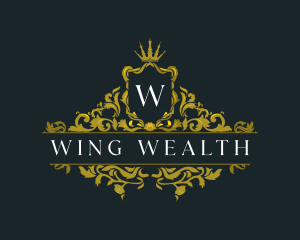 Royalty Ornament Wealth logo design