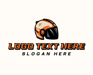Headgear - Rider Motorsports Helmet logo design