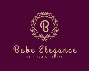 Elegant Wreath Fashion logo design