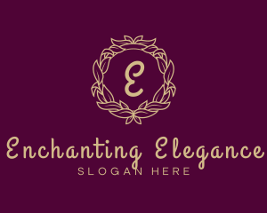 Elegant Wreath Fashion logo design