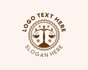 Judicial Law Scale Logo