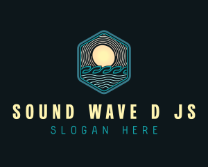 Beach Resort Sea logo design