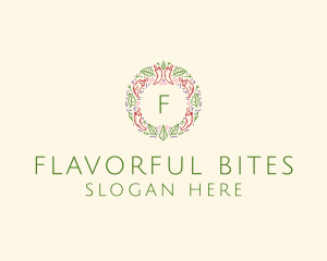 Leaf Spice Cooking Ingredients logo design