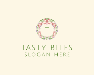 Leaf Spice Cooking Ingredients logo design