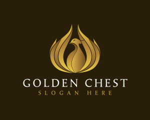 Mythical Phoenix Gold logo design