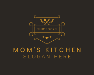 Kitchen Utensils Eatery logo design