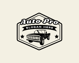 Retro Garage Car logo design