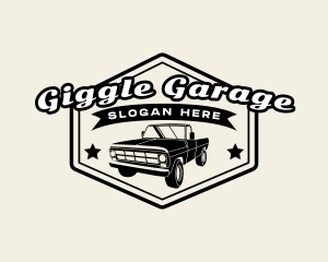 Retro Garage Car logo design