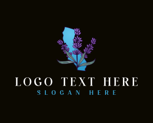 California Lavender Flower logo