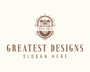 Residential Home Interior Designer logo design