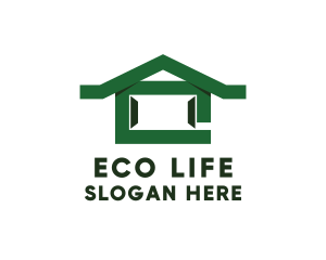 Eco Warehouse Storage  logo design