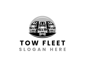 Transportation Truck Fleet logo design