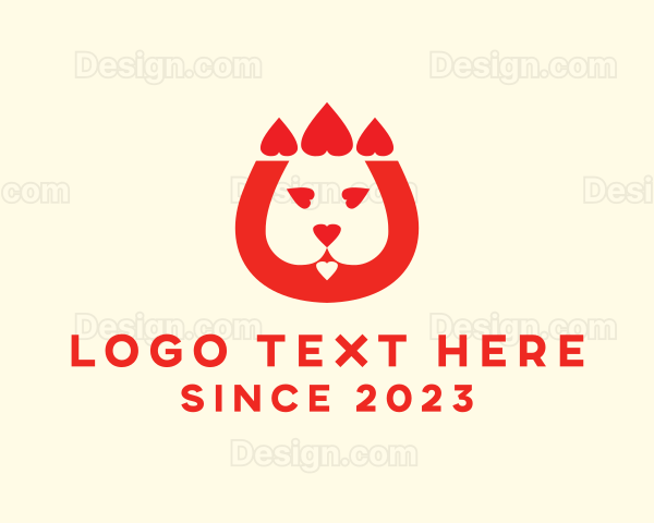 Dog Lover Letter U Logo