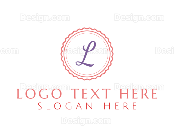 Dainty Cute Stamp Logo