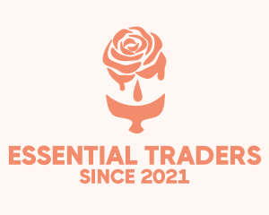 Pink Rose Extract  logo design