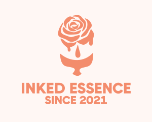 Pink Rose Extract  logo design